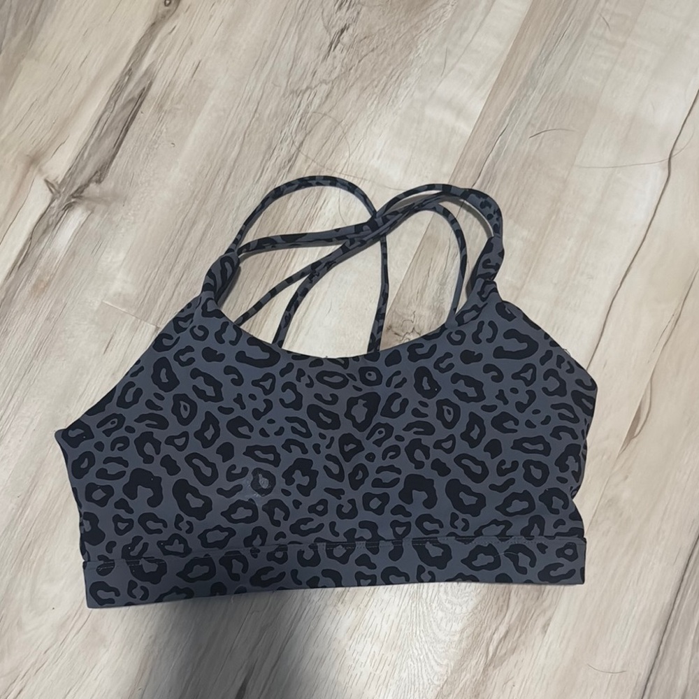 Black and Gray Sports Bra for Intimates